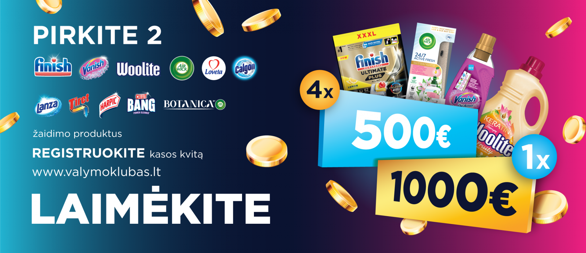Pirkite ir laimėkite