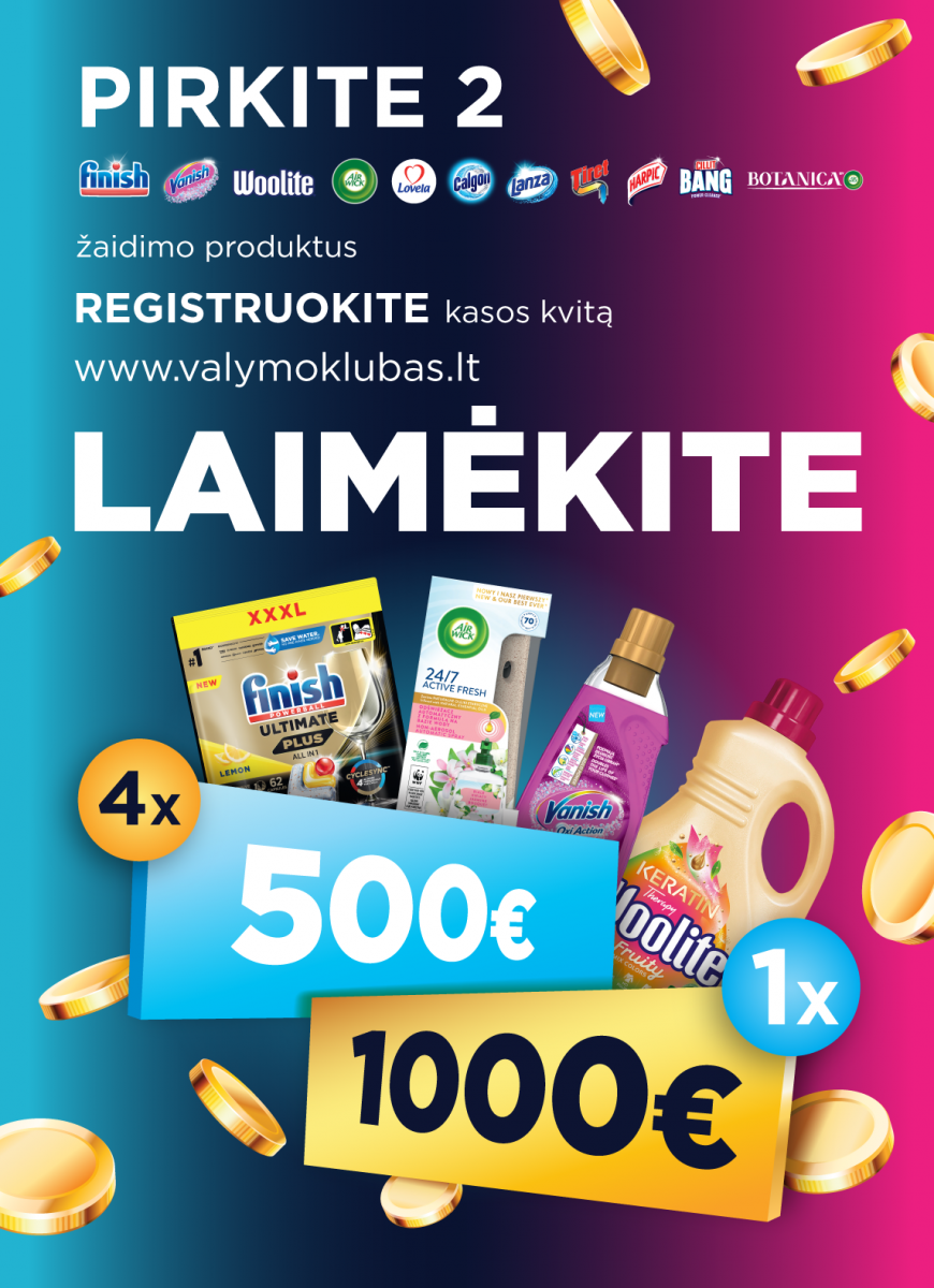 Pirkite ir laimėkite